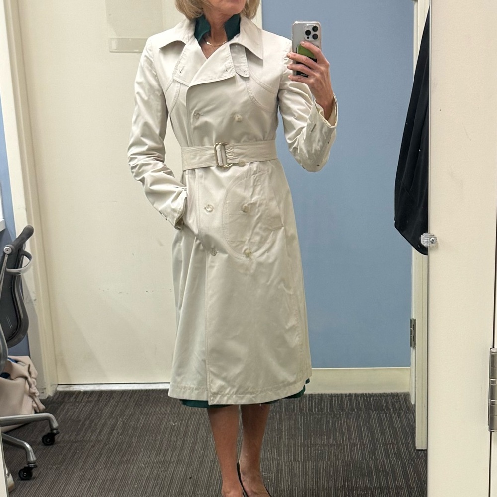 Stella McCartney Cream Trench Coat